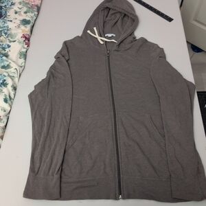 James Perse Vintage French Terry Zip Up Hoodie Men 5